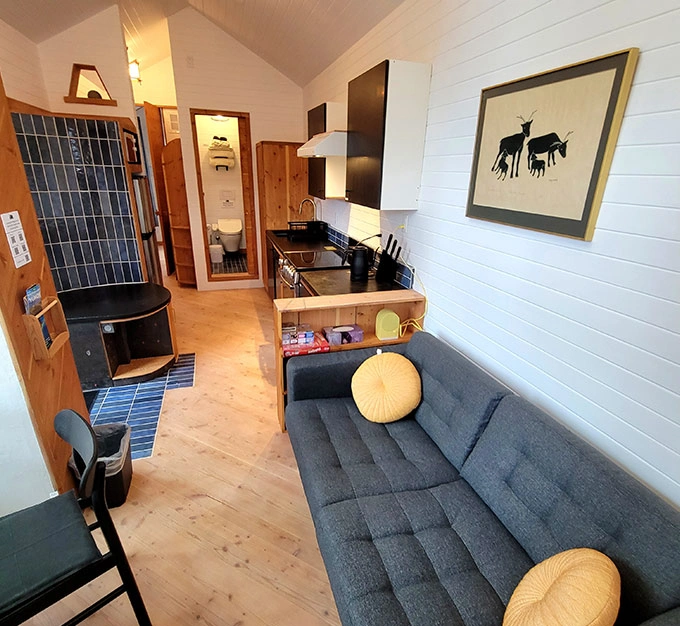 Cozy Living Area with Sofa