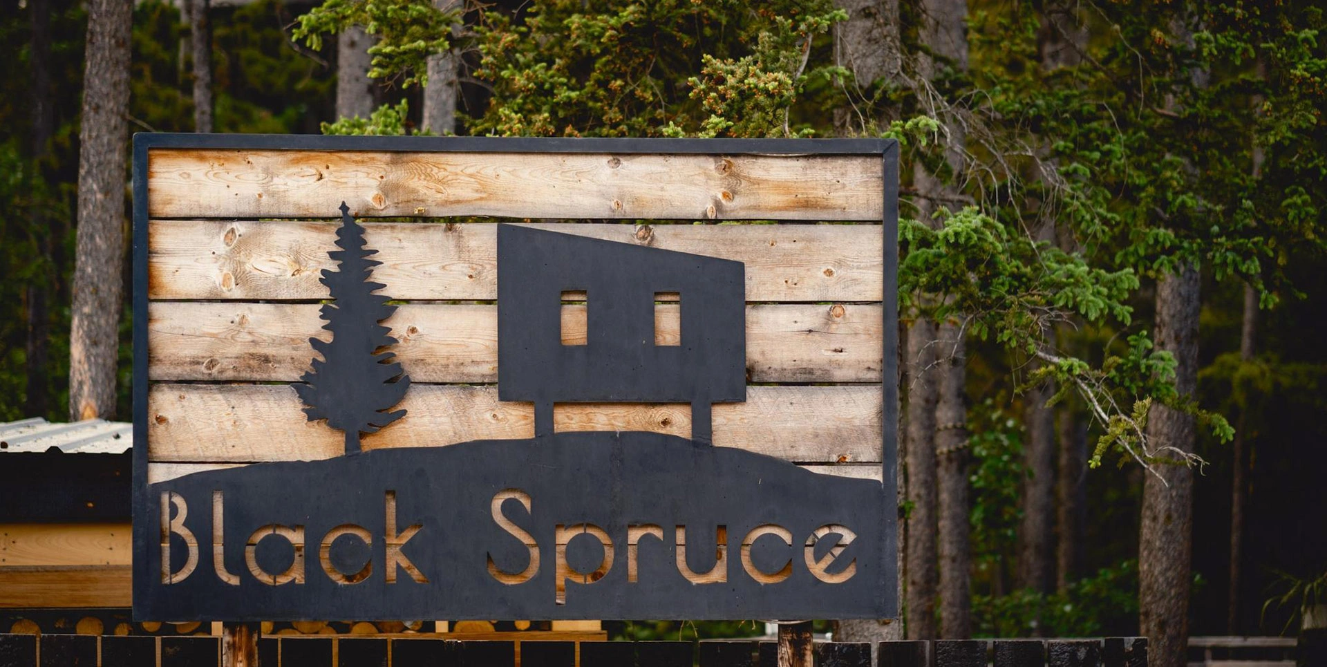 Yukon Black Spruce Welcome Signage