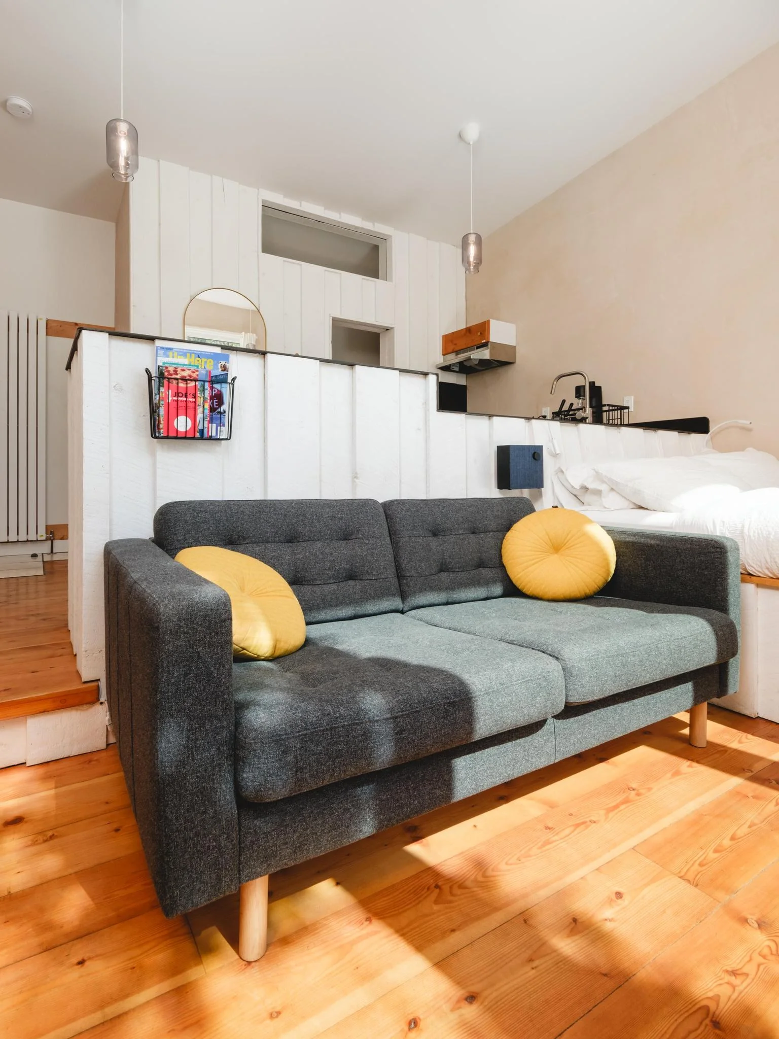Yellow Door Cozy Living Area