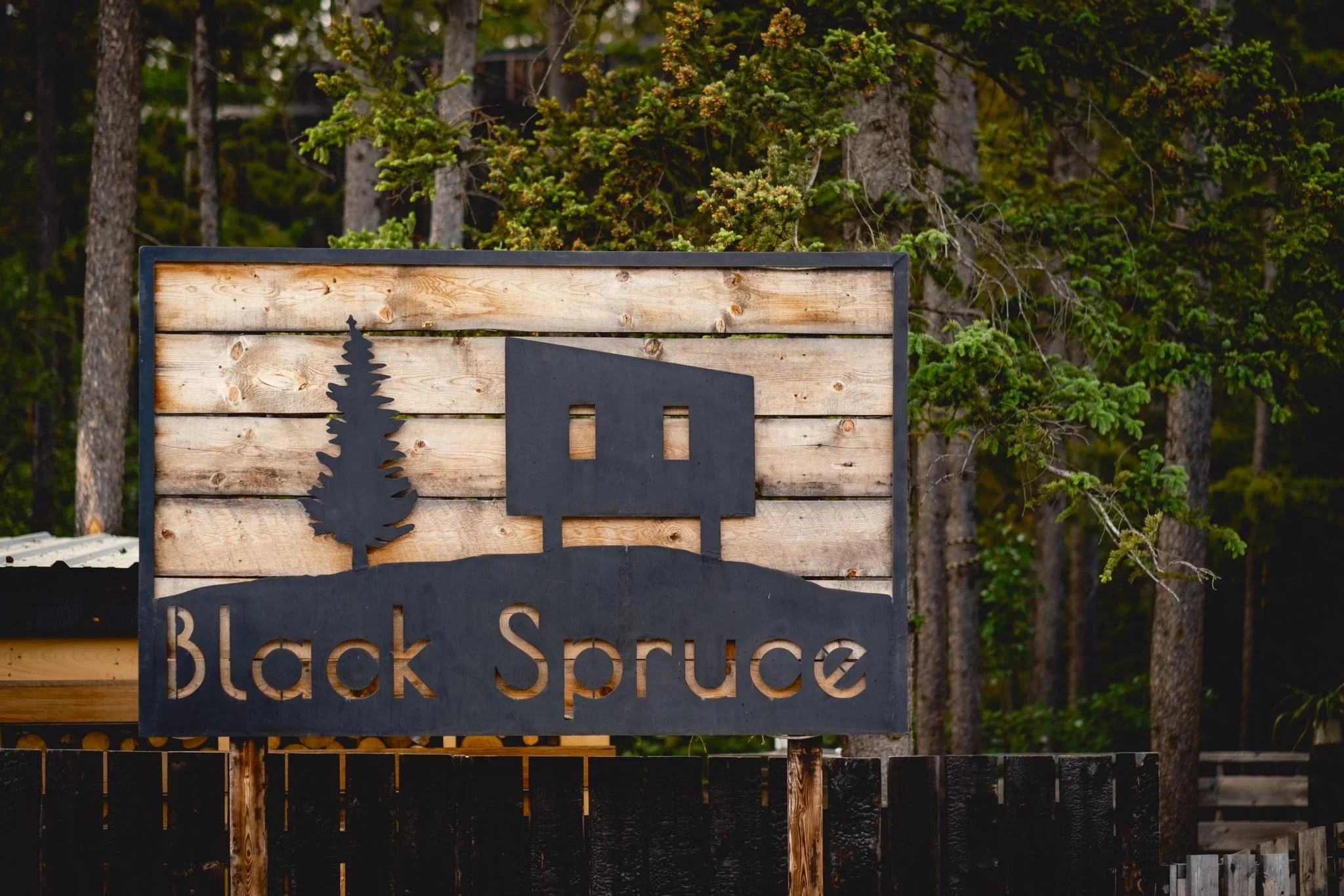 Yukon Black Spruce Welcome Signage